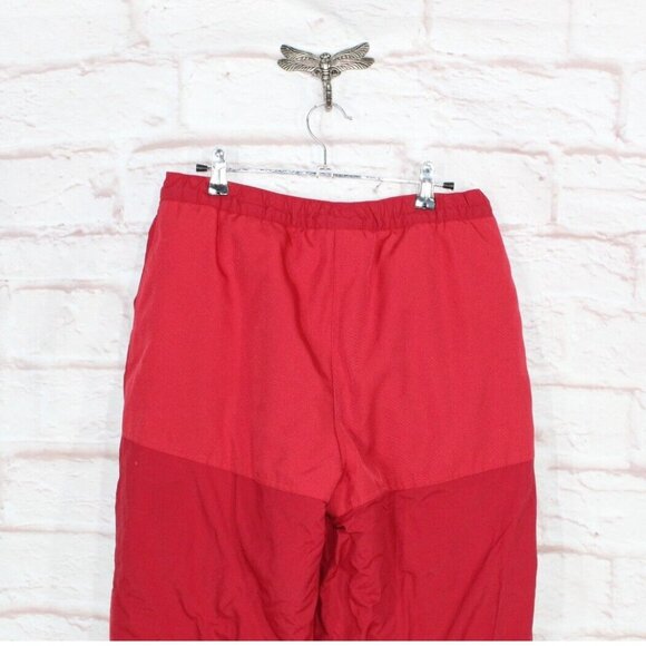 LL Bean Red Nylon Polyester Lined Insulated Pants Size 18 - Picture 3 of 10